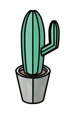 kaktüs houseplant izometrik simgesi