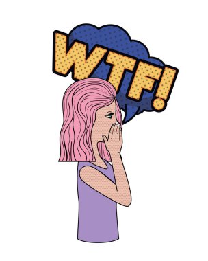 Kadın ne tür bir karakter olduğunu söylüyor.