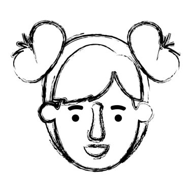 güzel ve Genç kız kafa