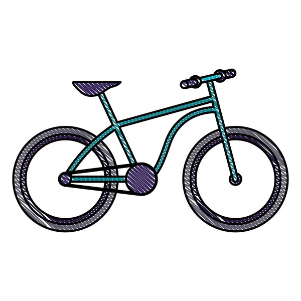 Bicicleta retro icono aislado — Archivo Imágenes Vectoriales