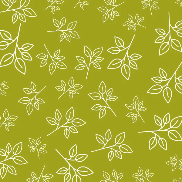 Hermoso patrón de hojas icono isoalted fondo — Archivo Imágenes Vectoriales