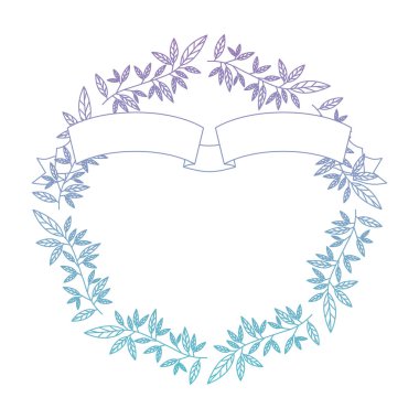 taç yaprakları ve şerit dairesel çerçeve