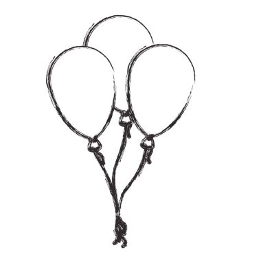 Balonlar helyum gezici simgesine