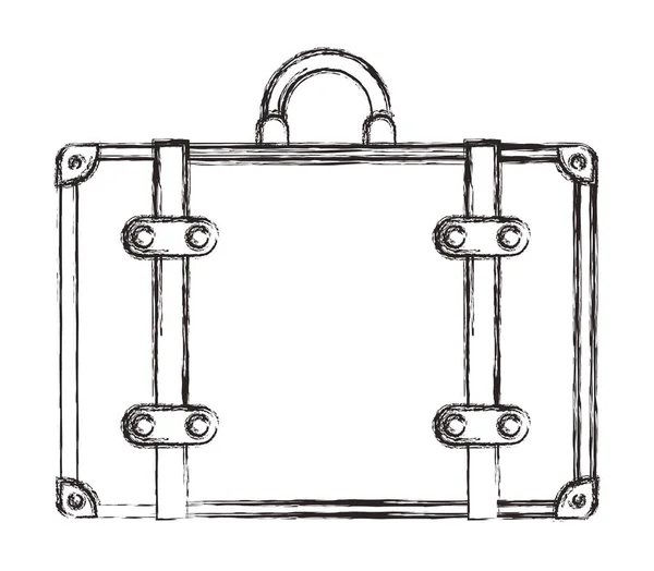 Βαλίτσα ταξιδίου απομονωμένες εικονίδιο — Διανυσματικό Αρχείο