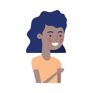 genç kadın avatar karakter