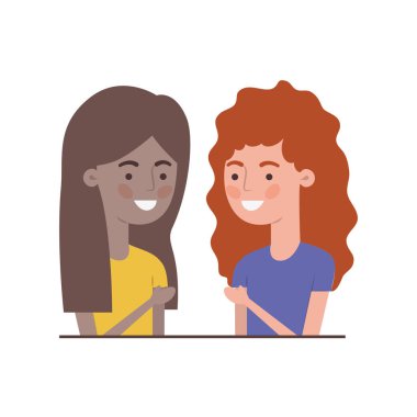 Genç kadın avatar karakter