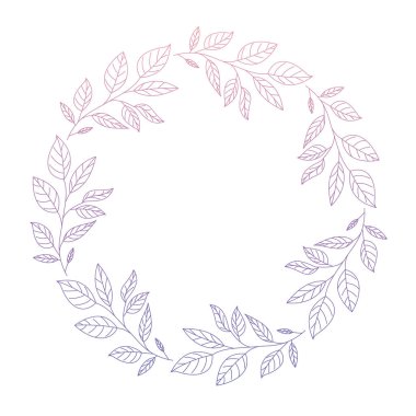 taç yapraklar dairesel çerçeve