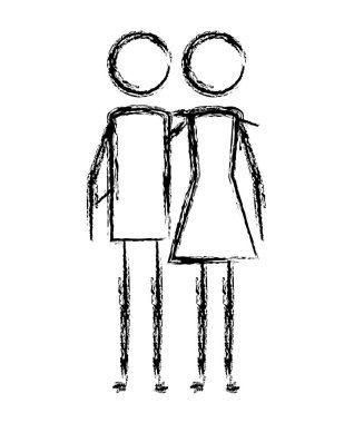 insan rakamlar simge çift