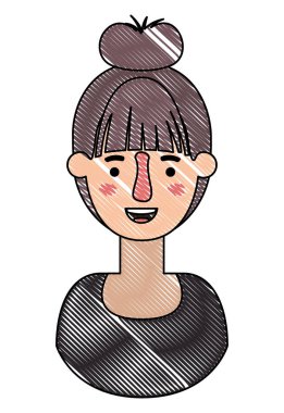 güzel ve genç kadın karakter