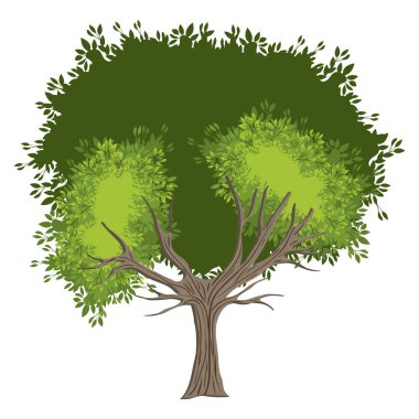 ağaç boyalı suluboya tarzı