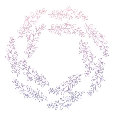 taç yapraklar dairesel çerçeve