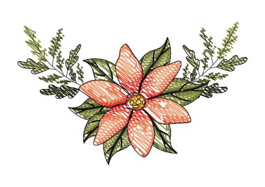 güzel çiçek ve Leafs Bahçe