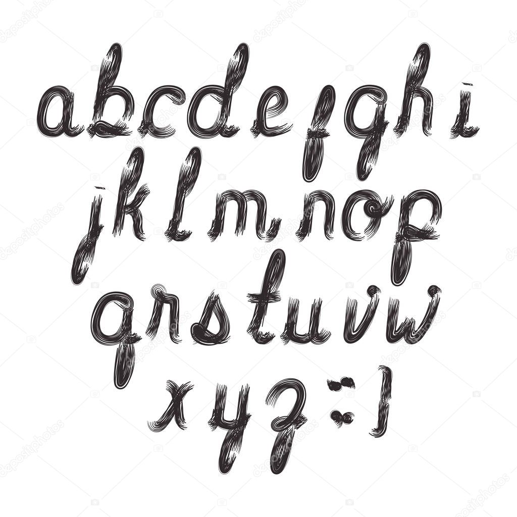 alphabet type font icons