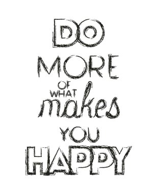 El yapımı yazı ile mutlu mesaj