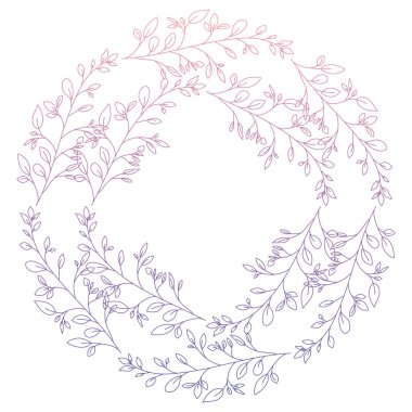 taç yapraklar dairesel çerçeve