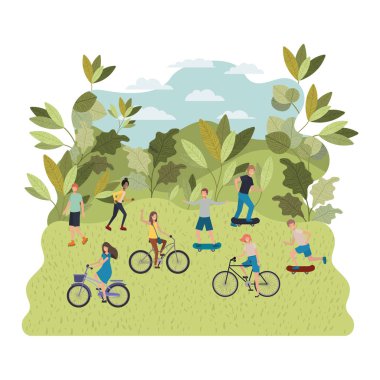 spor karakterleri pratik insanlar grubu