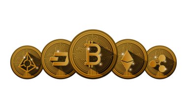 cryptocurrency set sikke simgeleri