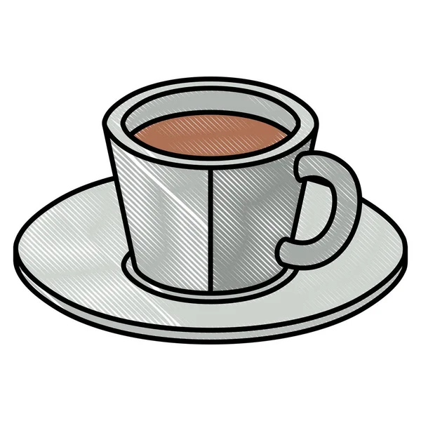 Coffee cup isometric icon — Stock Vector