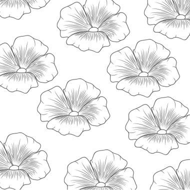 desen çiçek izole simgesinin