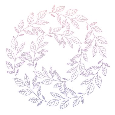 taç yapraklar dairesel çerçeve