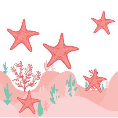 denizyıldızı desen izole simgesi