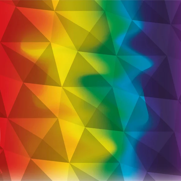 Bunte abstrakte Spektrum-Muster — Stockvektor