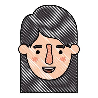 güzel ve genç kadın baş