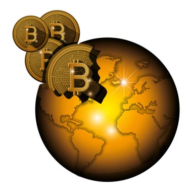 bitcoin ile kırık gezegen