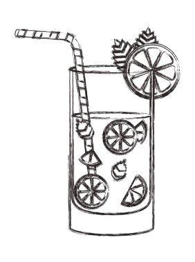 meyve ile cam kokteyl