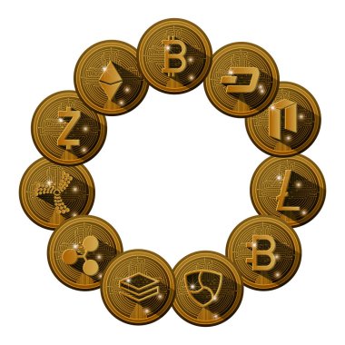 cryptocurrency set sikke simgeleri