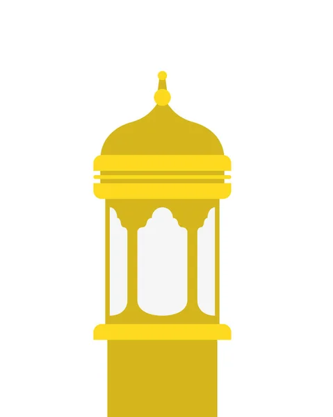 Ramadan kareem linterna aislado icono — Vector de stock