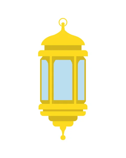 拉马丹卡里姆灯笼隔离图标 — 图库矢量图片