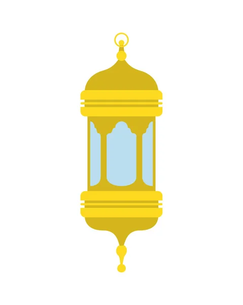 Ramadan Kareem lantaarn geïsoleerd icoon — Stockvector