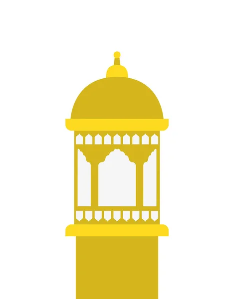 拉马丹卡里姆灯笼隔离图标 — 图库矢量图片