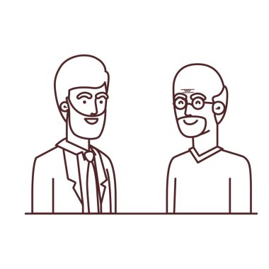 oğlu avatar karakteri ile baba