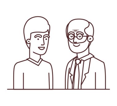 oğlu avatar karakteri ile baba