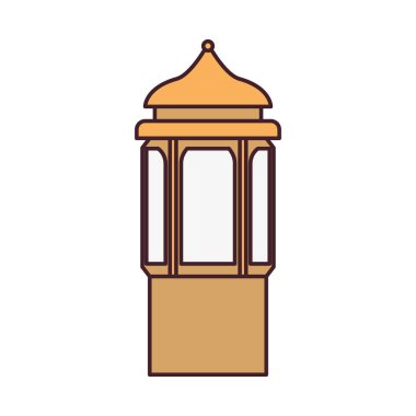 ramazan kareem fener izole simgesi