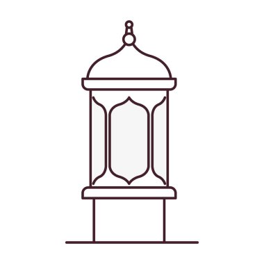 ramazan kareem fener izole simgesi