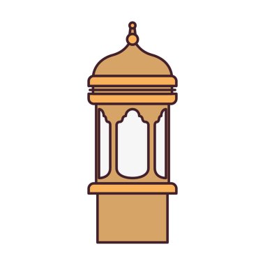 ramazan kareem fener izole simgesi