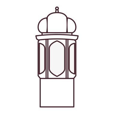 ramazan kareem fener izole simgesi