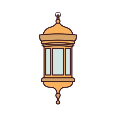 ramazan kareem fener izole simgesi