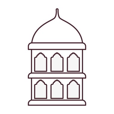 ramazan kareem fener izole simgesi