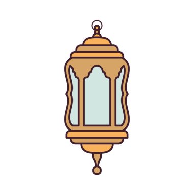 ramazan kareem fener izole simgesi