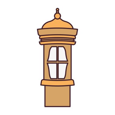 ramazan kareem fener izole simgesi