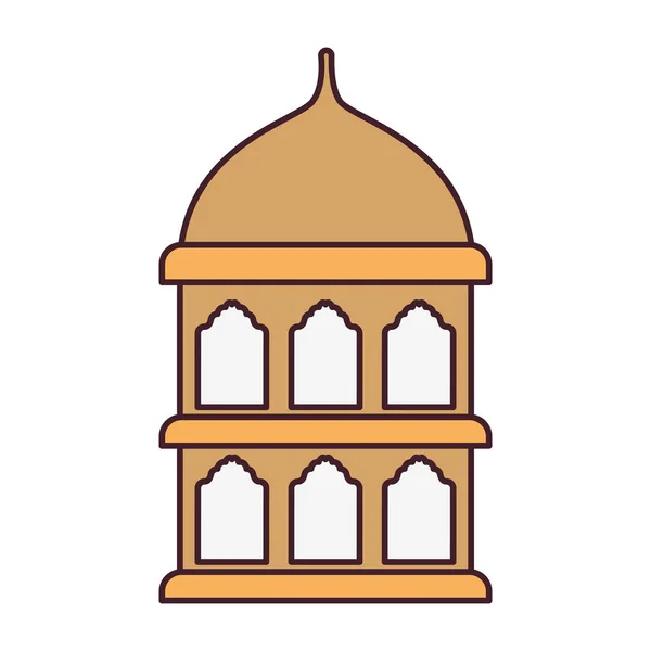 Ramadan Kareem lantaarn geïsoleerd icoon — Stockvector