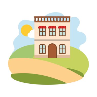 peyzaj ön manzaralı ev