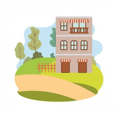 peyzaj ön manzaralı ev