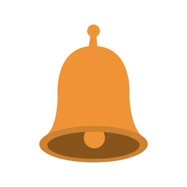 Carino campana isolato icona — Vettoriale Stock