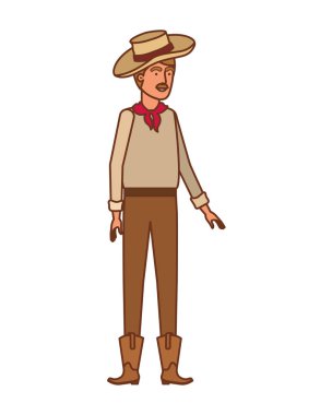 hasır şapkalı adam çiftçi