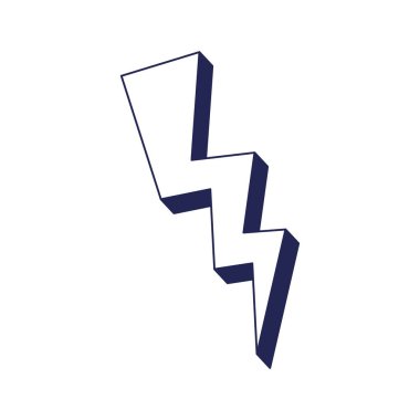 güç ray enerji simgesi